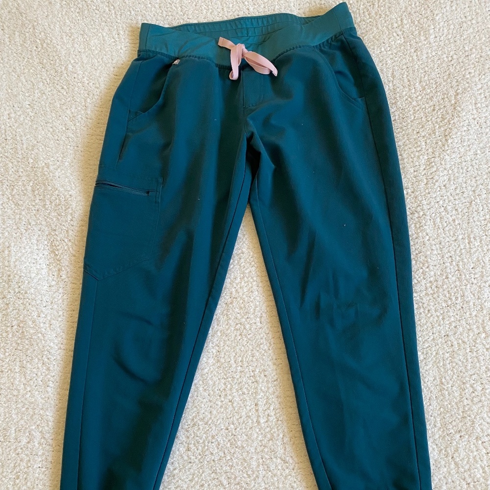 Figs Zamora jogger scrub pants - Caribbean blue